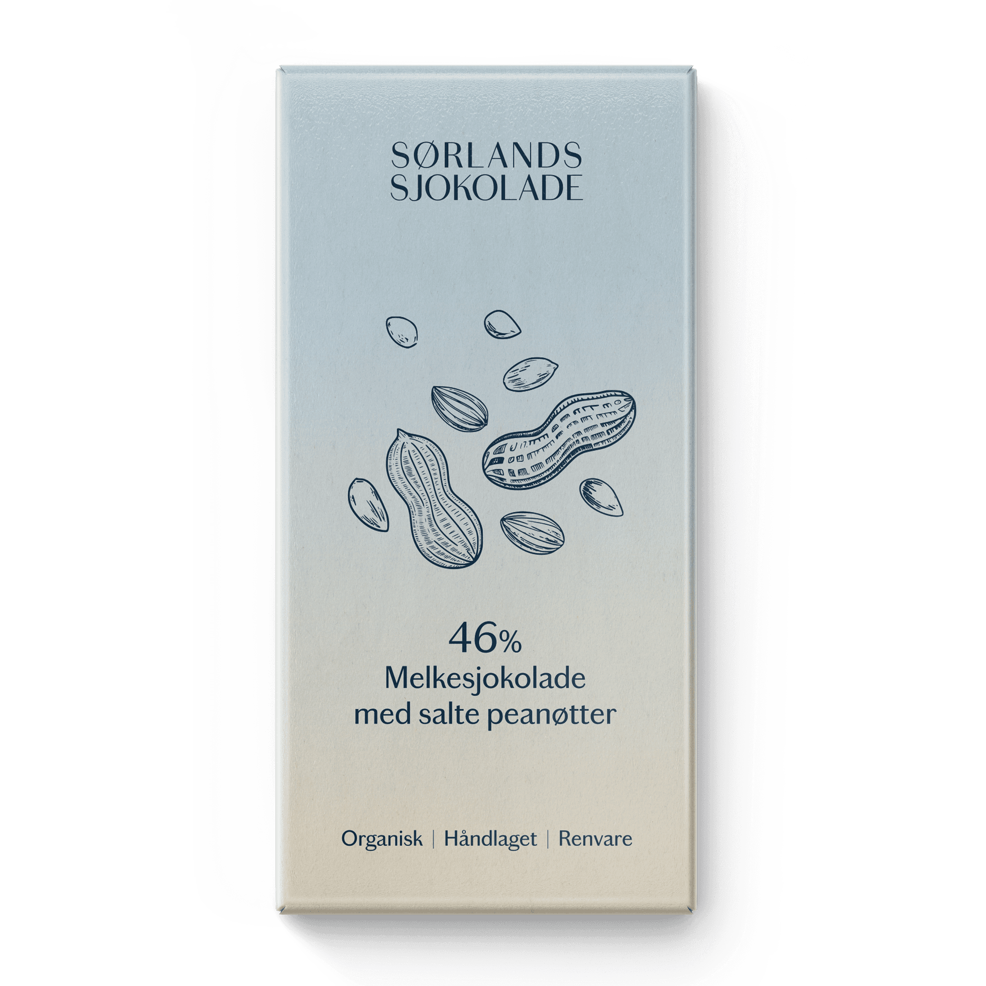 46% Melkesjokolade med salte peanøtter